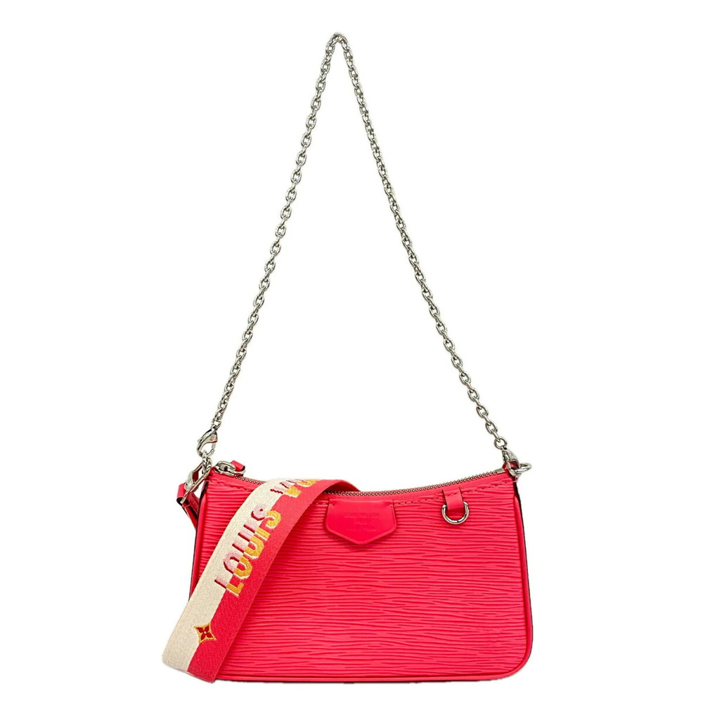 Louis Vuitton Epi Easy Bag Pouch-on-Strap Handbag M81073 Dragon Fruit 2-way b...